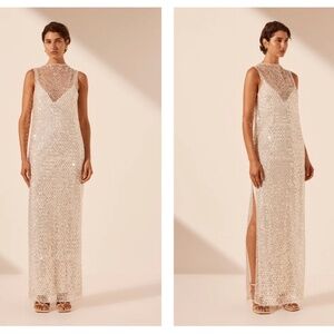 Asteri High Neck Sleeveless Maxi Dress